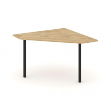 Style Project Угловой элемент перег. стола SN-4.UPRG-031 Тиквуд Светлый/Металл Черный 1180*1180*750