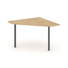 Style Project Угловой элемент перег. стола SN-4.UPRG-031 Тиквуд Светлый/Металл Антрацит 1180*1180*75