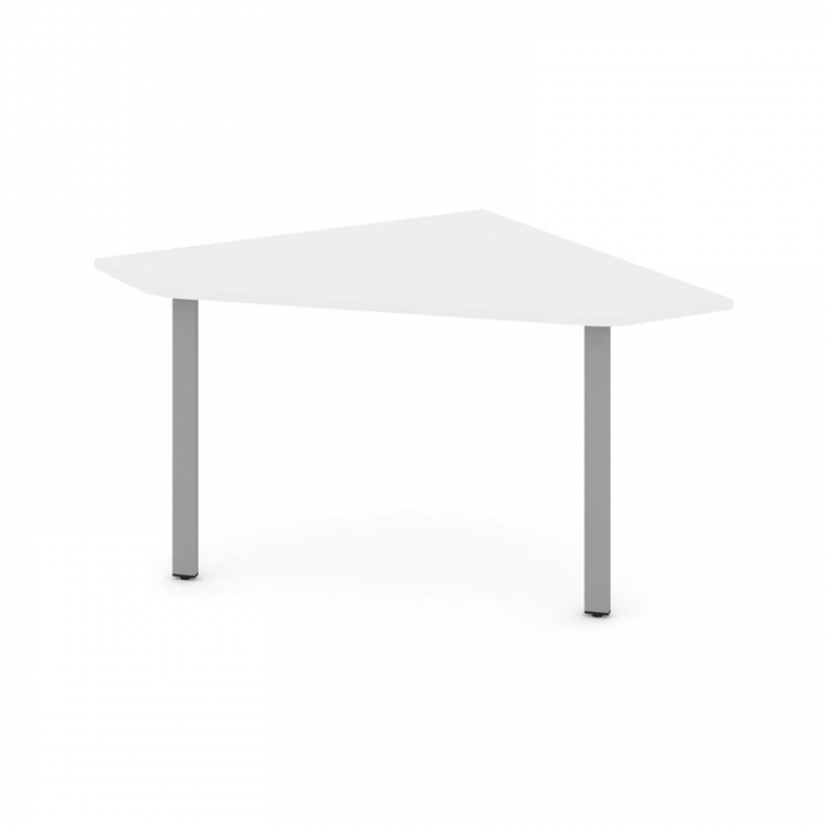Style Project Угловой элемент перег. стола SN-6.UPRG-031 Белый/Металл Серый 1180*1180*750