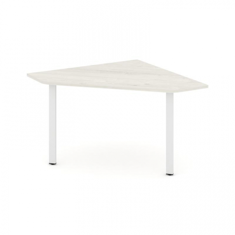 Style Project Угловой элемент перег. стола SN-6.UPRG-031 Дуб Наварра/Металл Белый 1180*1180*750