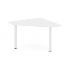 Style Project Угловой элемент перег. стола SN-6.UPRG-031 Белый/Металл Белый 1180*1180*750