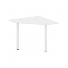 Style Project Угловой элемент перег. стола SN-6.UPRG-001 Белый/Металл Белый 1180*1180*750