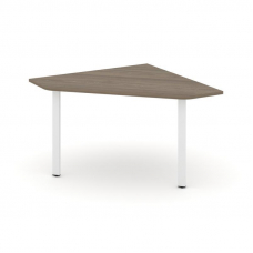 Style Project Угловой элемент перег. стола SN-6.UPRG-031 Вяз Благородный/Металл Белый 1180*1180*750