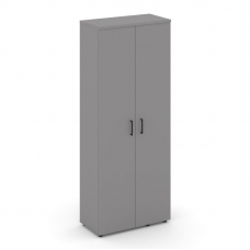 Стайл Проджект Гардероб широкий неглубокий SN.GB.E-003 Серый Пепел/Черный Ручки 796*400*1982