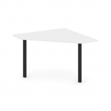 Style Project Угловой элемент перег. стола SN-6.UPRG-031 Белый/Металл Черный 1180*1180*750