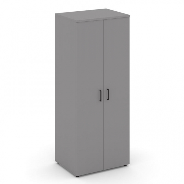 Стайл Проджект Гардероб широкий глубокий SN.GB-004 Серый Пепел/Черный Ручки 796*600*1982