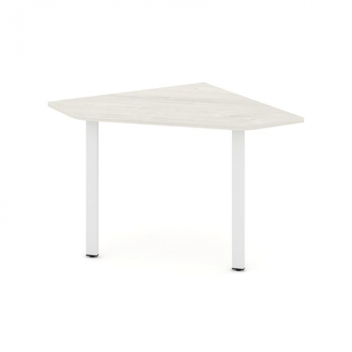 Style Project Угловой элемент перег. стола SN-6.UPRG-001 Дуб Наварра/Металл Белый 1180*1180*750