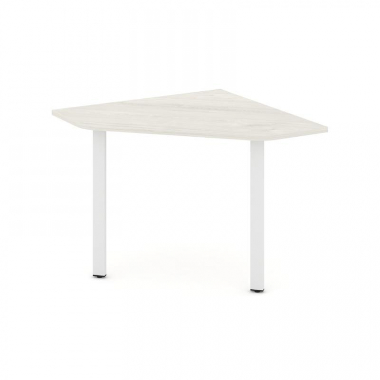 Style Project Угловой элемент перег. стола SN-6.UPRG-001 Дуб Наварра/Металл Белый 1180*1180*750