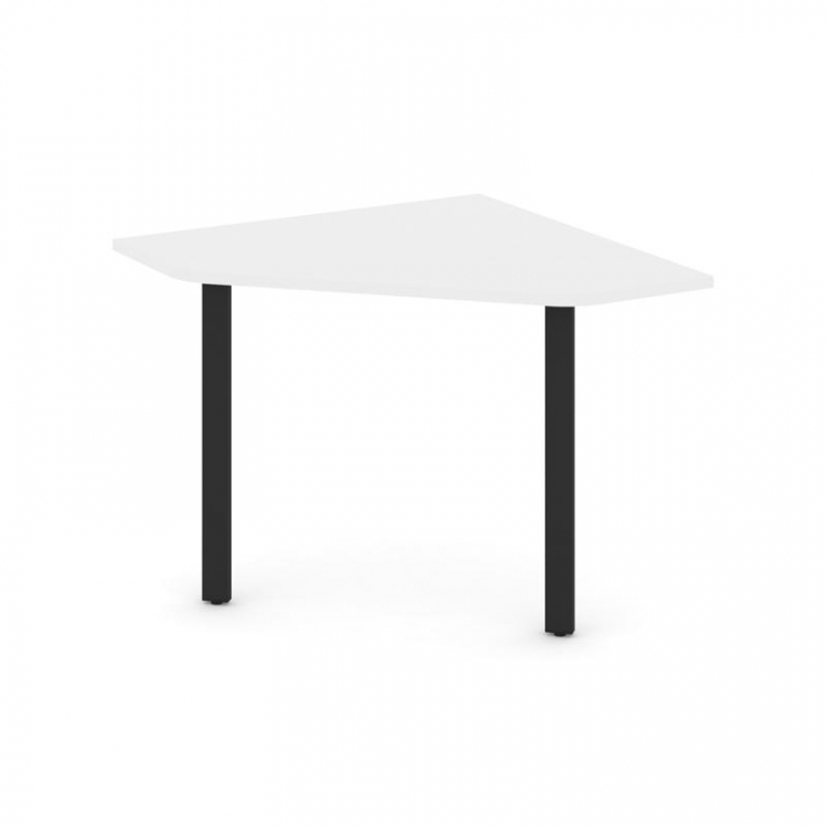 Style Project Угловой элемент перег. стола SN-6.UPRG-001 Белый/Металл Черный 1180*1180*750