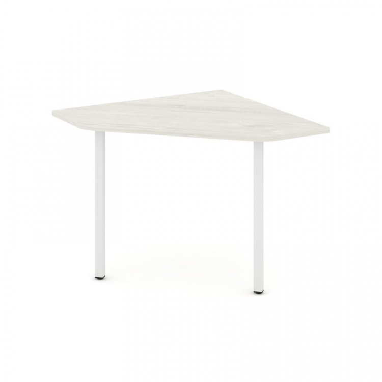Style Project Угловой элемент перег. стола SN-4.UPRG-001 Дуб Наварра/Металл Белый 980*980*750