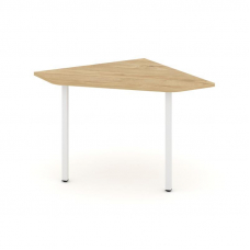 Style Project Угловой элемент перег. стола SN-4.UPRG-001 Тиквуд Светлый/Металл Белый 980*980*750