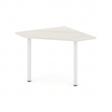 Style Project Угловой элемент перег. стола SN-5.UPRG-001 Дуб Наварра/Металл Белый 980*980*750