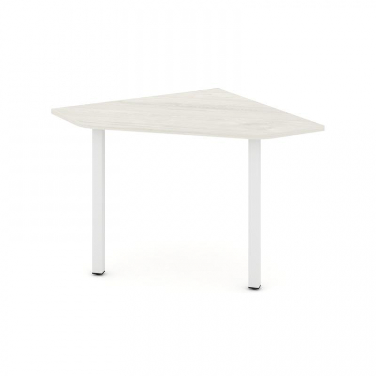 Style Project Угловой элемент перег. стола SN-5.UPRG-001 Дуб Наварра/Металл Белый 980*980*750