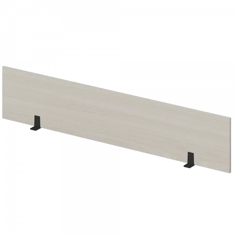 Экран для одиночного стола СМЭ18-18 Ясень шимо/Антрацит 1800x18x350 Арго-М