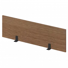 Экран для одиночного стола СМЭ18-12 Орех/Антрацит 1200x18x350 Арго-М
