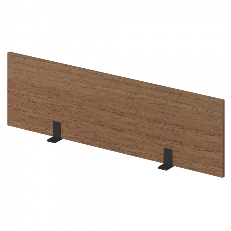 Экран для одиночного стола СМЭ18-12 Орех/Антрацит 1200x18x350 Арго-М