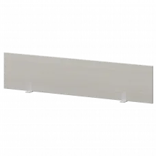 Экран для одиночного стола СМЭ18-16 Ясень шимо/Белый 1600x18x350 Арго-М