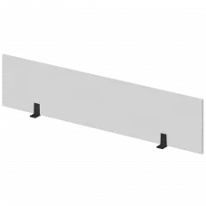 Экран для одиночного стола СМЭ18-16 Белый/Антрацит 1600x18x350 Арго-М