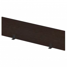 Экран для одиночного стола СМЭ18-14 Дуб венге/Антрацит 1400x18x350 Арго-М