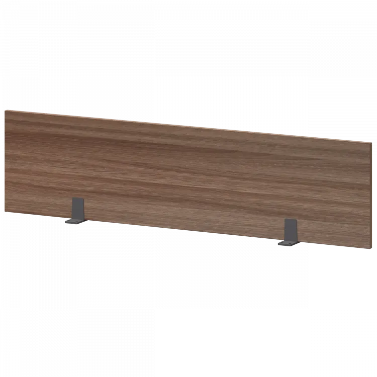 Экран для одиночного стола СМЭ18-14 Темный шимо/Антрацит 1400x18x350 Арго-М