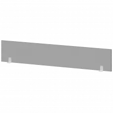 Экран для одиночного стола СМЭ18-18 Серый/Белый 1800x18x350 Арго-М