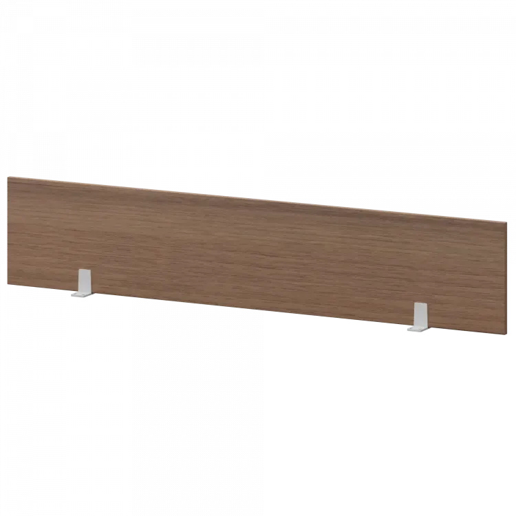 Экран для одиночного стола СМЭ18-18 Орех гварнери/Антрацит 1800x18x350 Арго-М