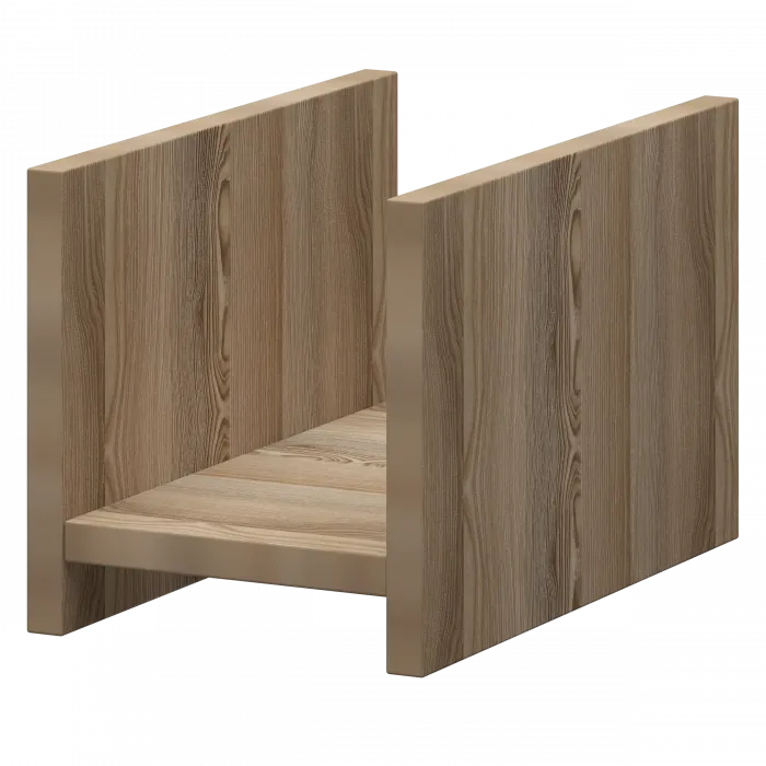 Подставка под системный блок НТ-800 Дуб сафари 270x450x280 Аргентум