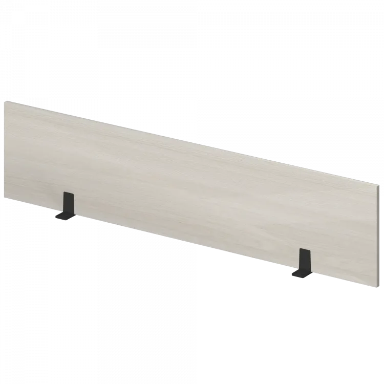 Экран для одиночного стола СМЭ18-16 Ясень шимо/Антрацит 1600x18x350 Арго-М