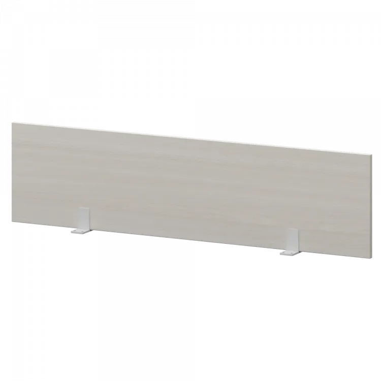 Экран для одиночного стола СМЭ18-14 Ясень шимо/Белый 1400x18x350 Арго-М