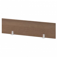 Экран для одиночного стола СМЭ18-14 Орех гварнери/Антрацит 1400x18x350 Арго-М