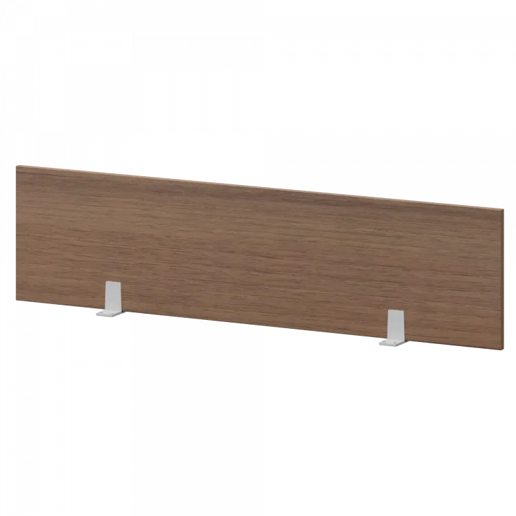 Экран для одиночного стола СМЭ18-14 Орех гварнери/Антрацит 1400x18x350 Арго-М