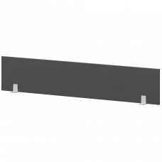 Экран для одиночного стола СМЭ18-16 Антрацит/Белый 1600x18x350 Арго-М