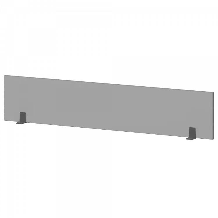 Экран для одиночного стола СМЭ18-16 Серый/Антрацит 1600x18x350 Арго-М