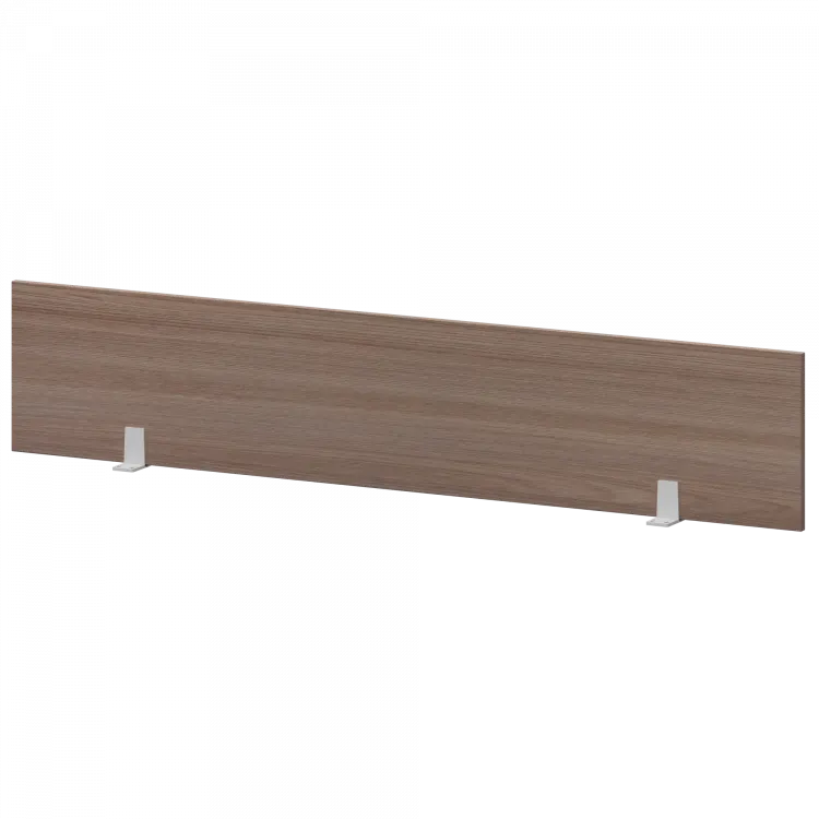 Экран для одиночного стола СМЭ18-18 Темный шимо/Белый 1800x18x350 Арго-М