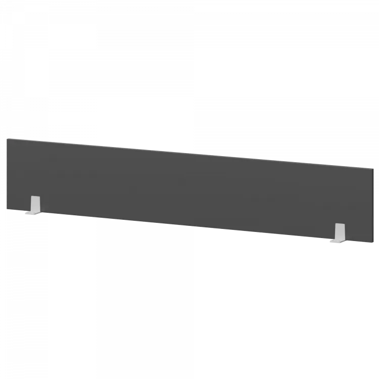 Экран для одиночного стола СМЭ18-18 Антрацит/Белый 1800x18x350 Арго-М