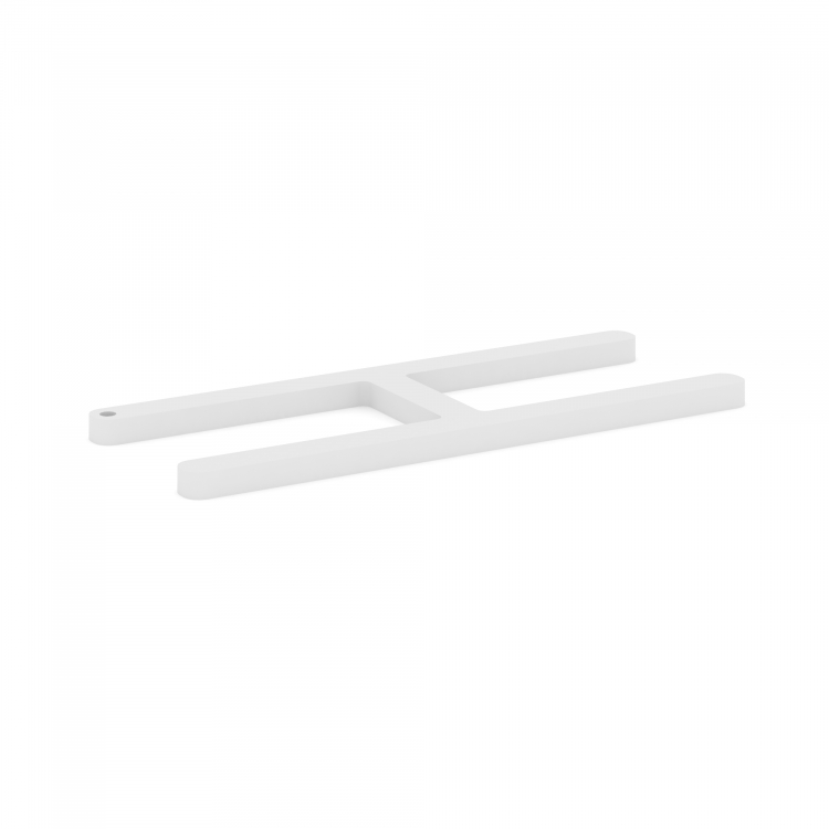 Concept Соединитель прямой - 1шт CN.S-PR-TI Металл Белый 75*32*2