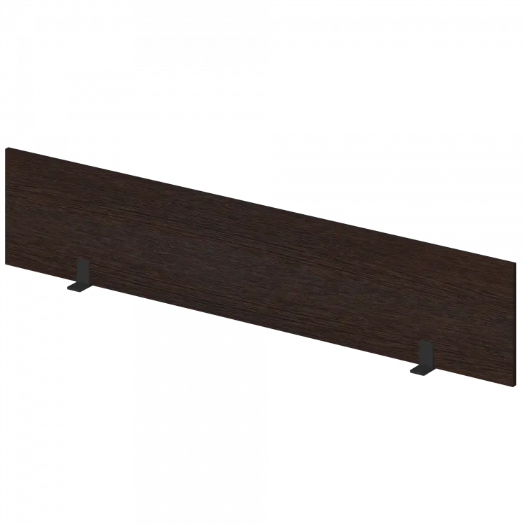 Экран для одиночного стола СМЭ18-18 Дуб венге/Антрацит 1800x18x350 Арго-М