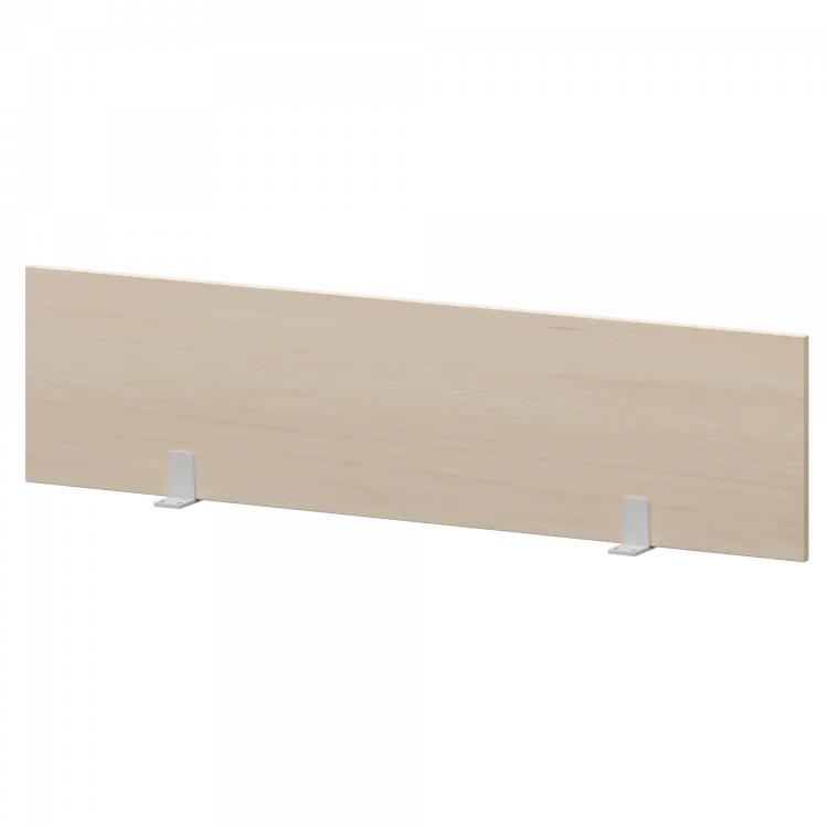 Экран для одиночного стола СМЭ18-14 Бук/Белый 1400x18x350 Арго-М