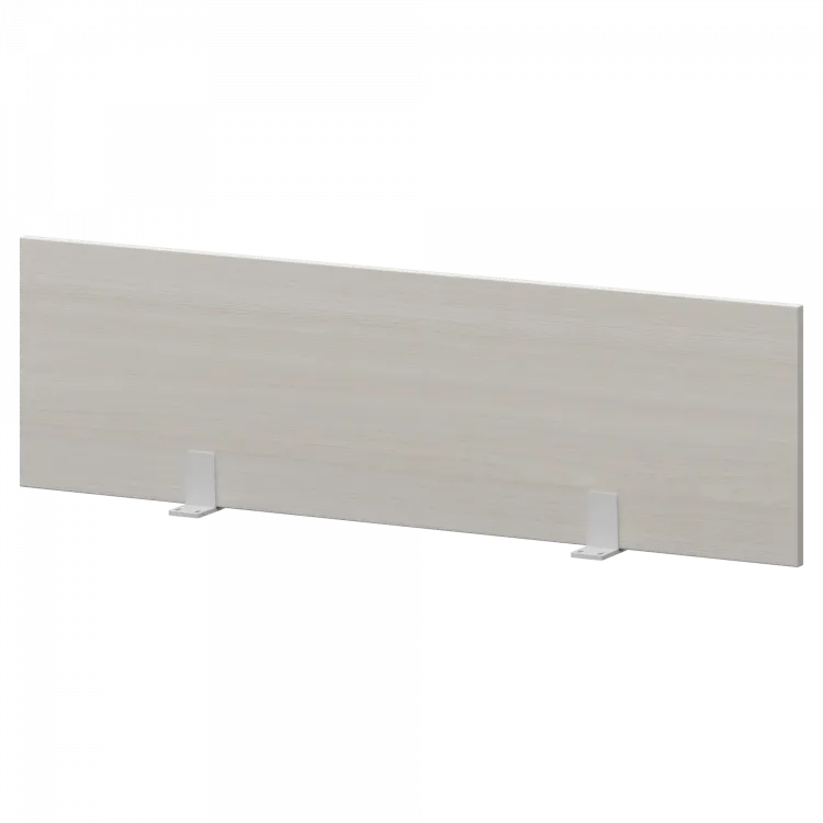 Экран для одиночного стола СМЭ18-12 Ясень шимо/Белый 1200x18x350 Арго-М