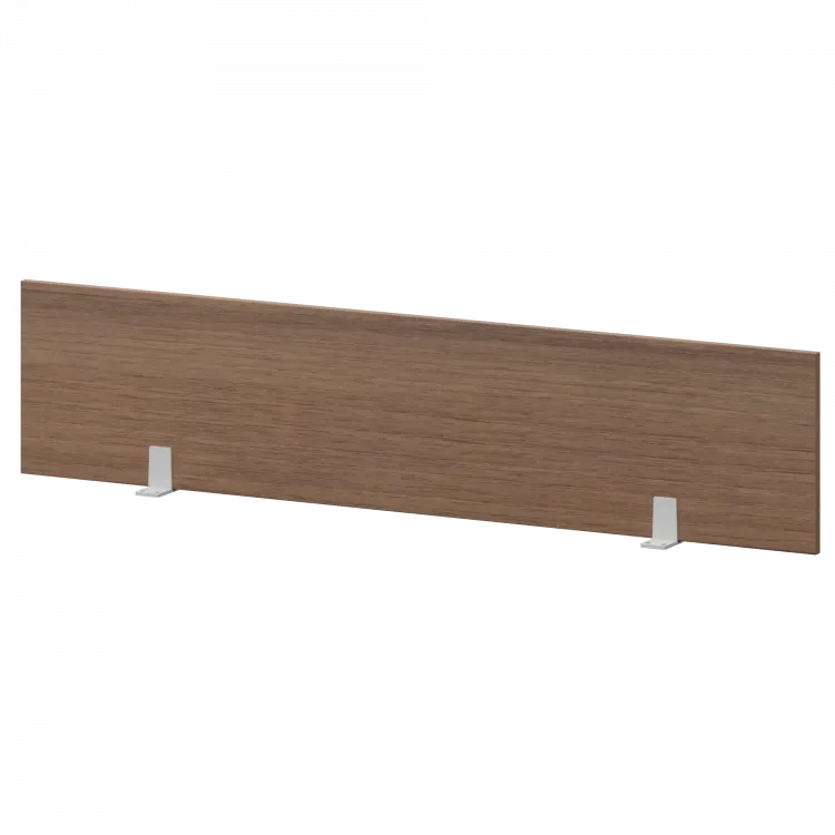 Экран для одиночного стола СМЭ18-16 Орех гварнери/Белый 1600x18x350 Арго-М