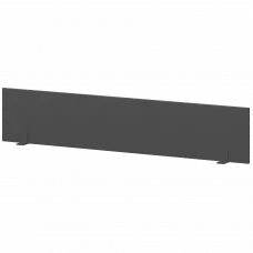 Экран для одиночного стола СМЭ18-16 Антрацит/Антрацит 1600x18x350 Арго-М