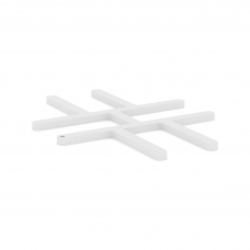 Concept Соединитель Х-образный - 1шт CN.S-XO-TI Металл Белый 102*75*2