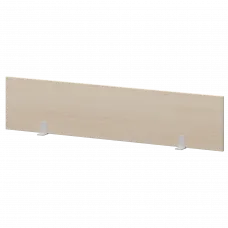 Экран для одиночного стола СМЭ18-16 Бук/Белый 1600x18x350 Арго-М