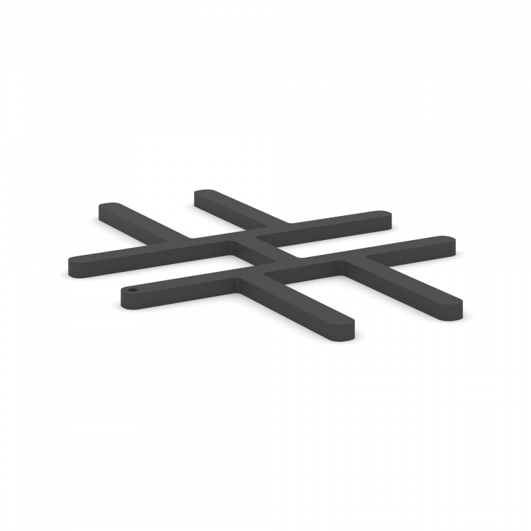 Concept Соединитель Х-образный - 1шт CN.S-XO-TI Металл Антрацит 102*75*2