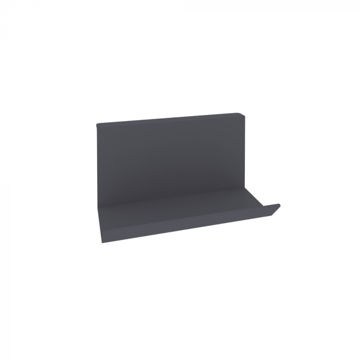 Кабель-канал горизонтальный KKG-20 Металл Антрацит 200*115*100