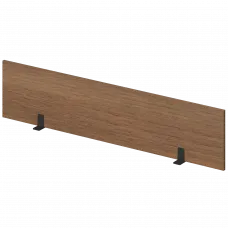 Экран для одиночного стола СМЭ18-16 Орех/Антрацит 1600x18x350 Арго-М