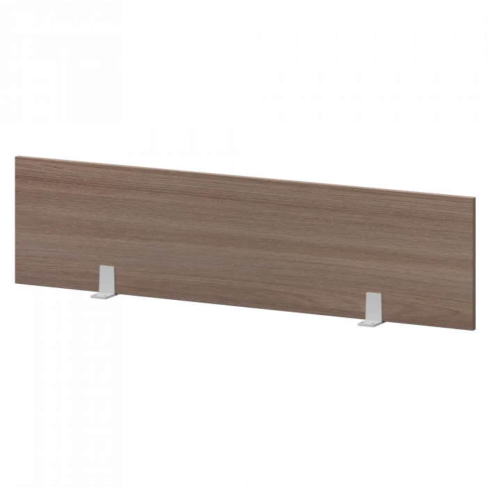 Экран для одиночного стола СМЭ18-14 Темный шимо/Белый 1400x18x320 Арго-М