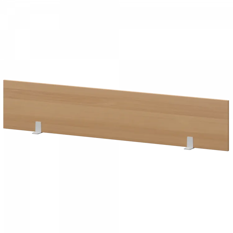 Экран для одиночного стола СМЭ18-18 Ольха/Белый 1800x18x350 Арго-М