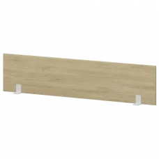 Экран для стола СМЭ25-14 Баттл Рок/Белый 1400x25x350 Аргентум-МП