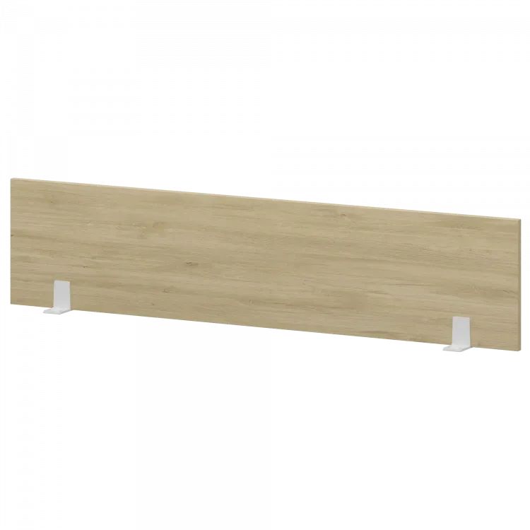 Экран для стола СМЭ25-14 Баттл Рок/Белый 1400x25x350 Аргентум-МП